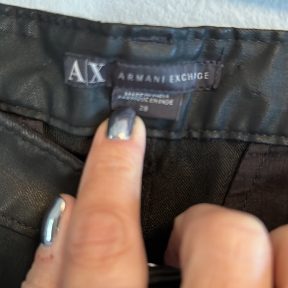 NWT ARMANI EXCHANGE Black Pants - Picture 4 of 11